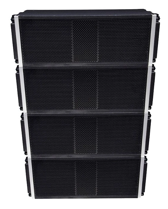 Passive RMS 700 Watts Dual 10 Inch Neodymium Line Array Speaker for Outdoor Show