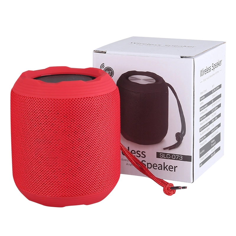 SLC-073 Wireless Bass Column Waterproof Outdoor USB Speakers Loudspeaker