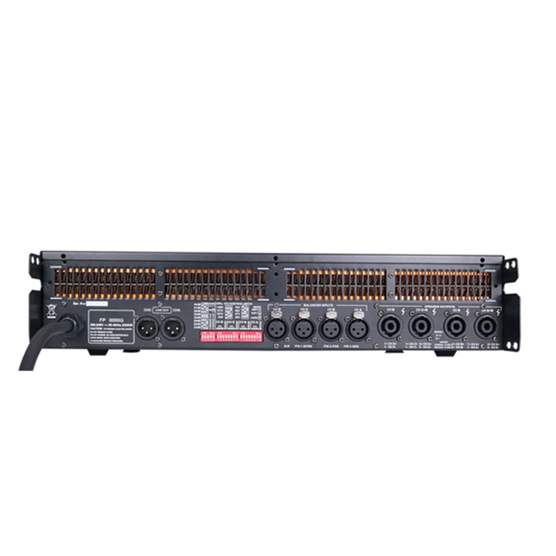 Audio Power Amplifier Fp8000q 4 Channel Professional Amplifier 1000 Watt Price