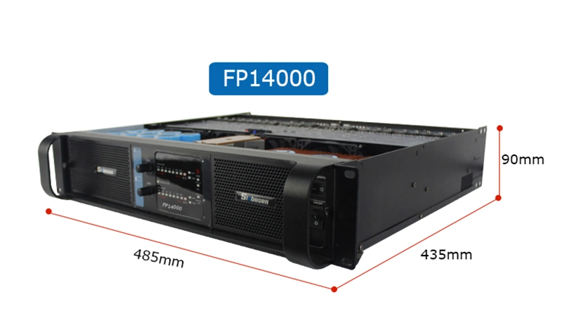 Fp14000 Professional 2 Channel Power Amplifier 3000 Watt Class Td Switching Power Amplifier