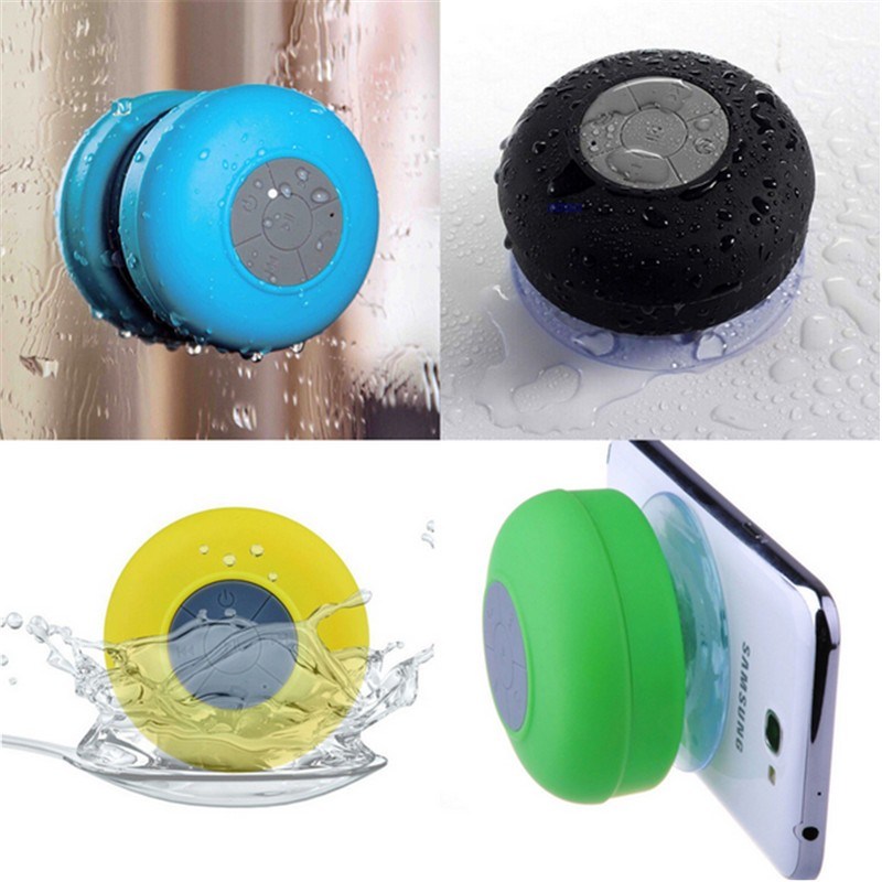 Wholesale Price Ipx4 Waterproof Sucker Shower Bluetooth Speaker Portable Mobile Phone Wireless Mini Speaker (BTS06)