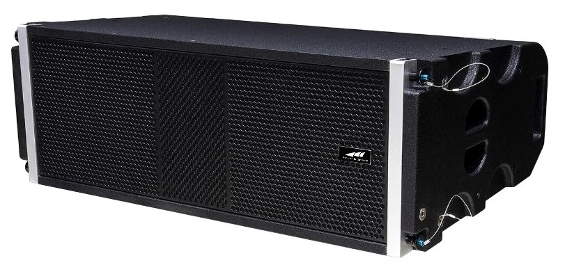 Passive RMS 700 Watts Dual 10 Inch Neodymium Line Array Speaker for Outdoor Show