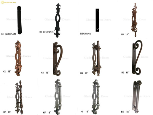 Gladman Iron Doors Wrought Iron Pivot Door with Premium Quality