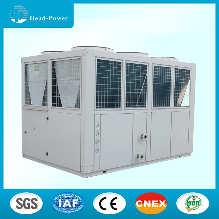 Plate Type Heat Exchanger Modular Air - Cooled Heat Pump Water Chiller Unit