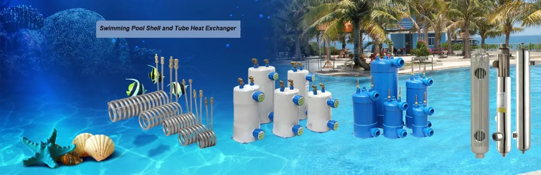 Anti-Corrision Aquarium Water Cooling, Heat Exchanger Freon Water, Tube Heat Exchanger