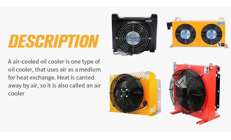 Hydraulic Air Cooler Ah Aw Series Air-Cooled Aluminum Oil Cooler Heat Exchanger Price