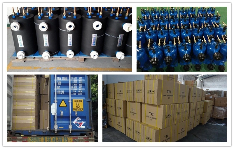 Anti-Corrision Aquarium Water Cooling, Heat Exchanger Freon Water, Tube Heat Exchanger