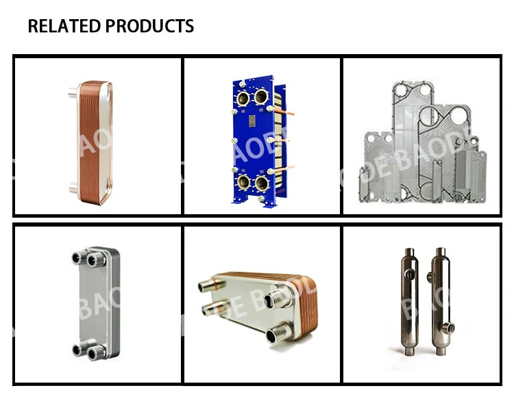 Bl95 Series Copper/Nickel Brazed Plate Heat Exchanger for Heat Pump System