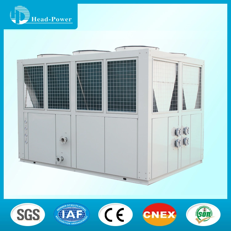 Plate Type Heat Exchanger Modular Air - Cooled Heat Pump Water Chiller Unit