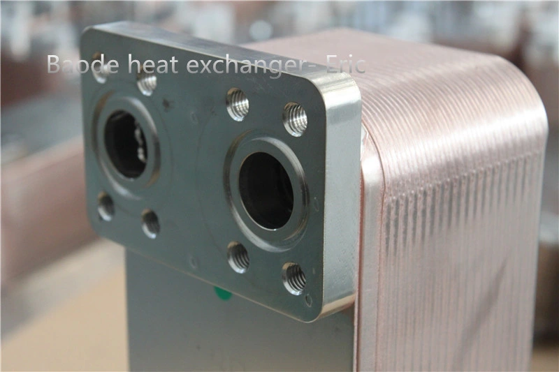 Stainless Steel AISI 316 Cover Plates Copper Brazed Plate Heat Exchanger Evaporator Bl100 AC230 AC70