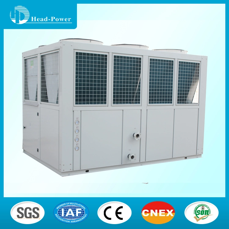 Plate Type Heat Exchanger Modular Air - Cooled Heat Pump Water Chiller Unit