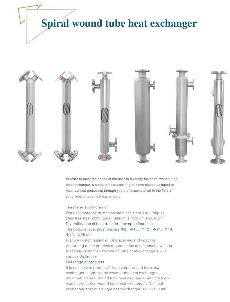 Stainless Steel Heat Exchanger and Shell Tube Evaporator