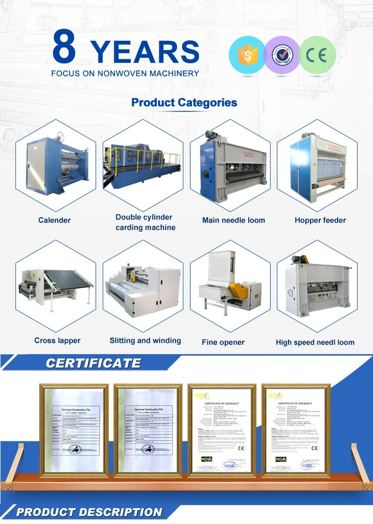 Calendering Machine for Nonwoven Carpet Car Mat, Acrylic Carpet Calender Machine