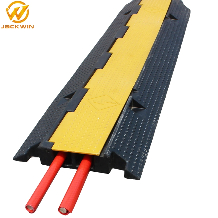 Cable Wire Cord Protector Ramp Rubber Floor Cable Protector Heavy Duty Cable Protector Rubber Cable Ramp