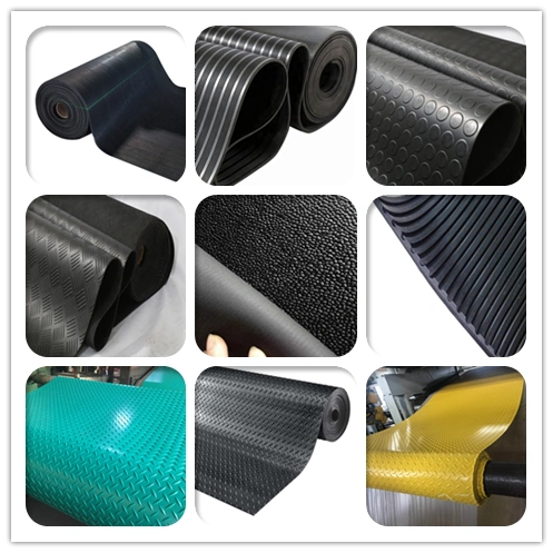 Factory Sale Widely Used Rubber Car Floor Mats Anti-Slip Pyramid Coin Rubber Sheets 4MPa