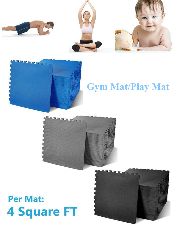 High Quality 30*30*1cm EVA Foam Tiles Mats Interlocking Foam Mats for Home Floor