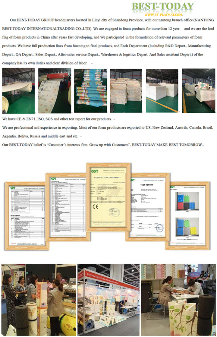 High Quality 30*30*1cm EVA Foam Tiles Mats Interlocking Foam Mats for Home Floor