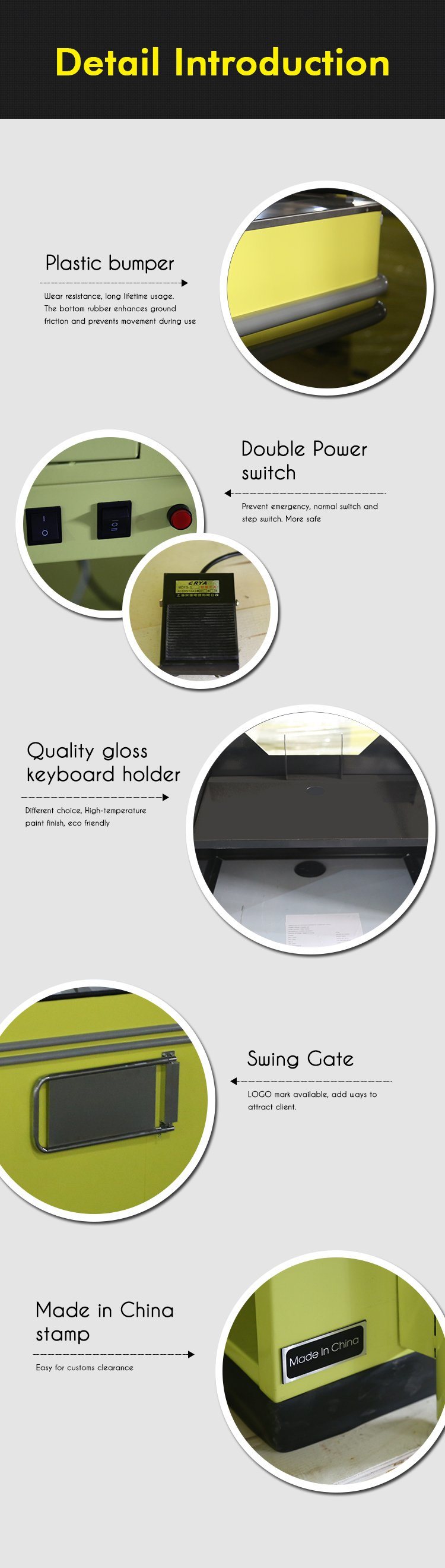 Supermarket Cashier Desk Checkout Counter for Sale Point