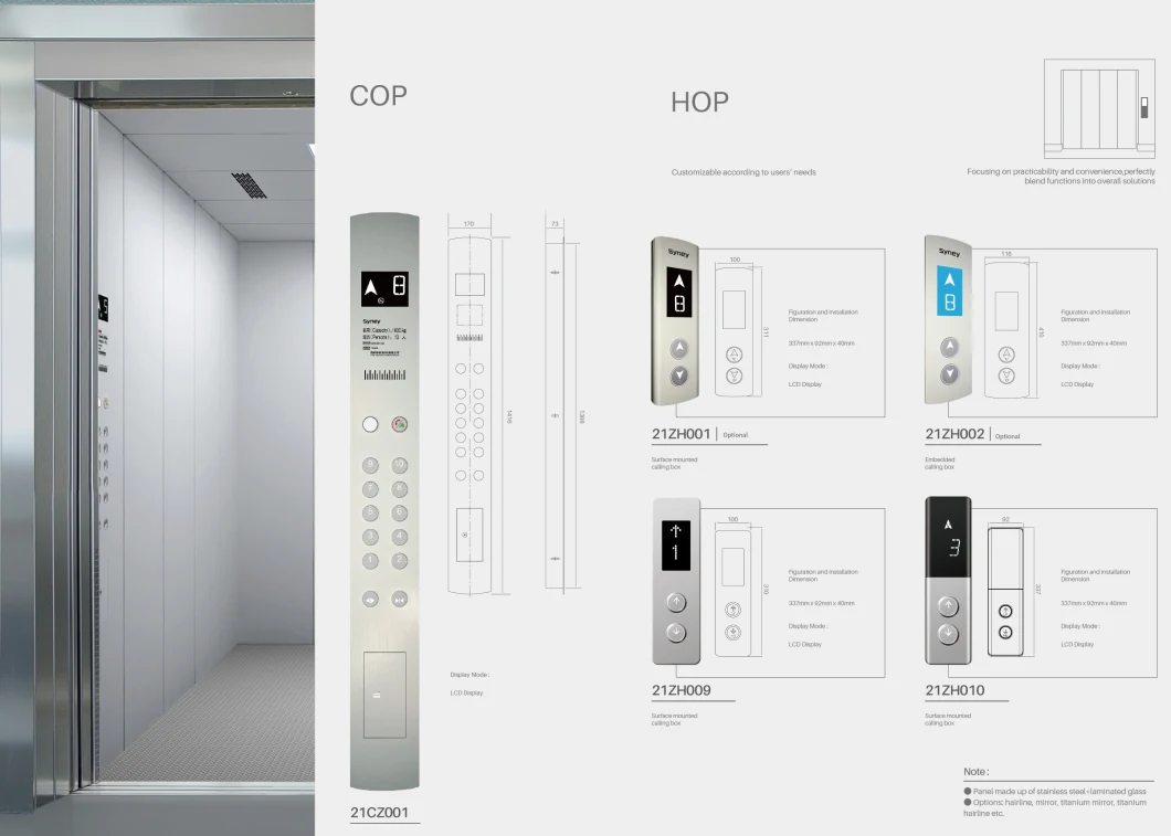 China Freight Elevator Goods Lift Cargo Elevator with Large Space