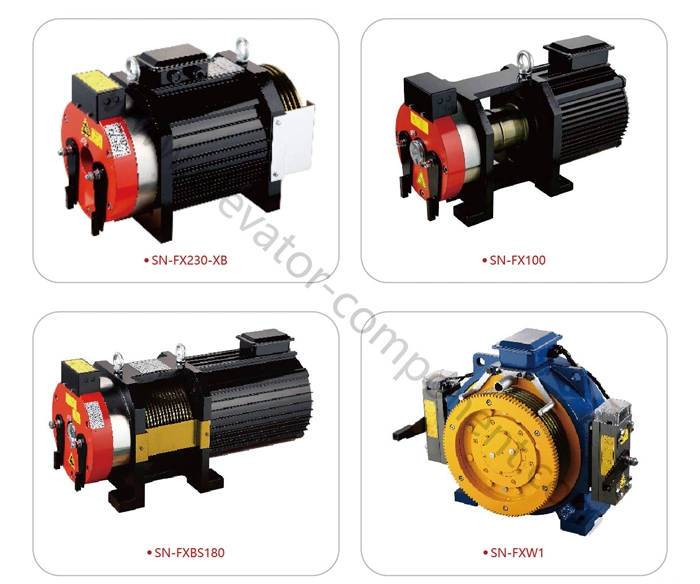 Manufacturer Gearless Elevator Traction Machine for Elevator