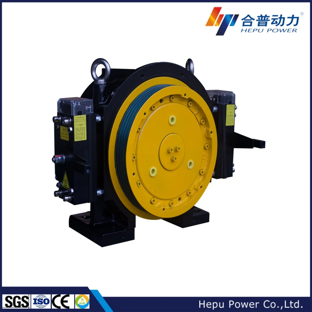 Elevator Parts Elevator Machine Gearless Traction Machine 2000kg/2500kg 0.5~3m/S