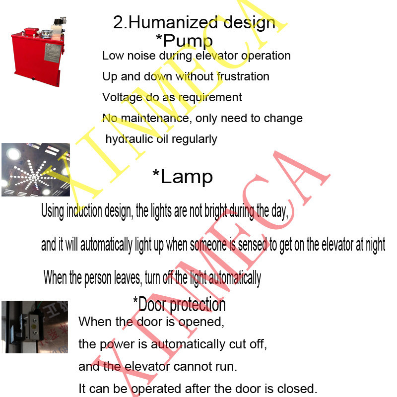 300kg Hydraulic Driven Disabled Home Lift Wheelchair Lift 1-11m Height Hydraulic Home Elevator Small Home Lift Villa Elevator Passenger Elevator Residential