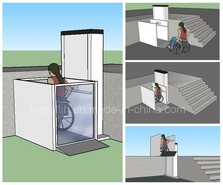 3m Vertical Lift Platform Villa Elevator with CE Approval