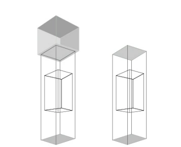 1000kg Mirror Finish Passenger Panoramic Glass Elevator with Stainless Steel Door
