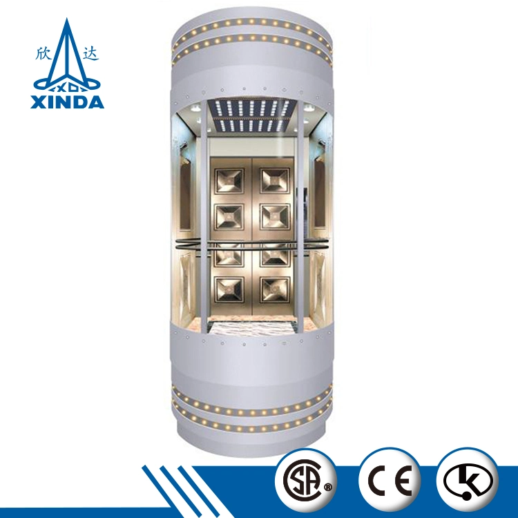 Small Elevator Lift Passenger Cheap Sightseeing Observation Elevator