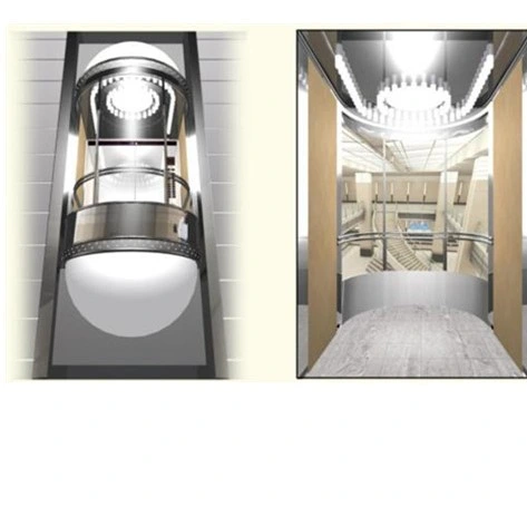 Profession Glass Sightseeing Elevator Lift Panoramic Passenger Elevator Observation Lift