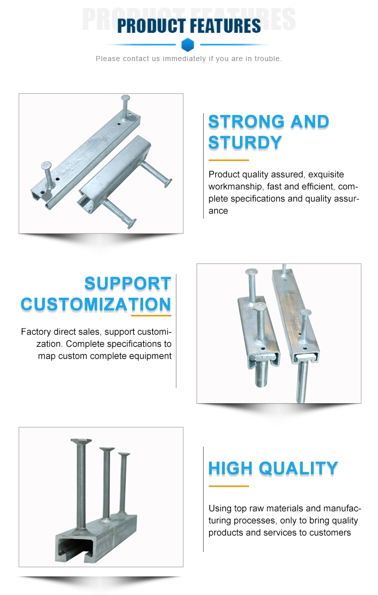 Hot Sale Gri Steel Strut Channel Accessories and Steel Channel