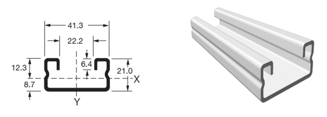 Popular High Quality Australia Galvanized Strut Channel