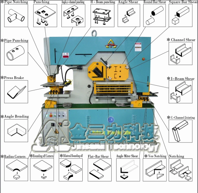 Hydraulic Punching Machine for Steel Plate Angle Steel