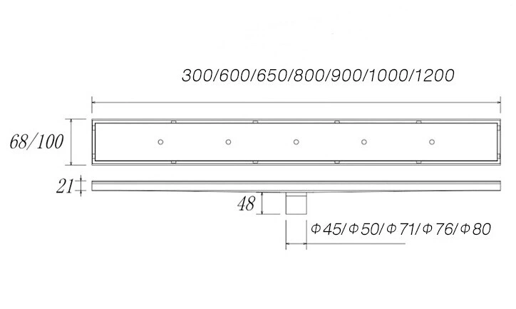 Australia Linear Stainless Steel Outdoor Channel Drain