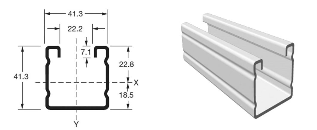 Popular High Quality Australia Galvanized Strut Channel