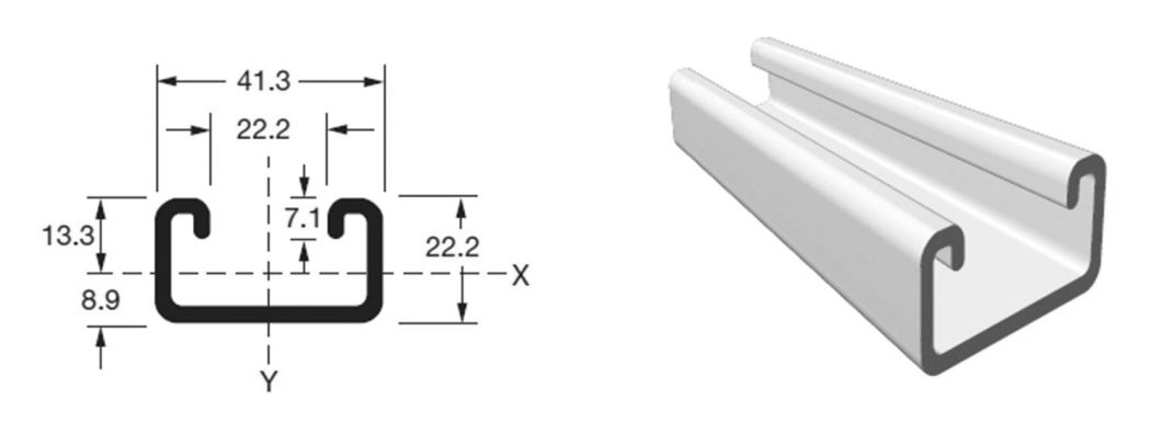 Popular High Quality Australia Galvanized Strut Channel