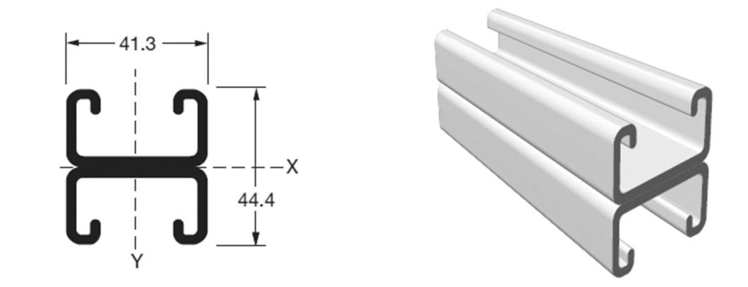 Popular High Quality Australia Galvanized Strut Channel