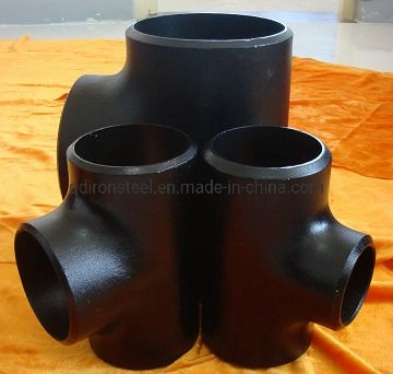 ASME B16.9 ASTM A234 Wpb Pipe Fitting DN400 Equal/Reducing Carbon Steel Tee