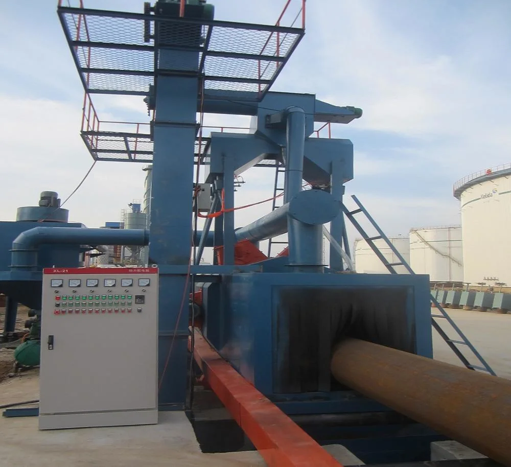 Automatic Roller Conveyor Pipe Shot Blasting Machine, Sand Blasting Machinery