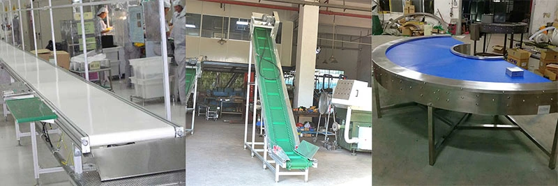 Industrial Medical Products Assemble PVC/Rubber Timing Belt Conveyor Line