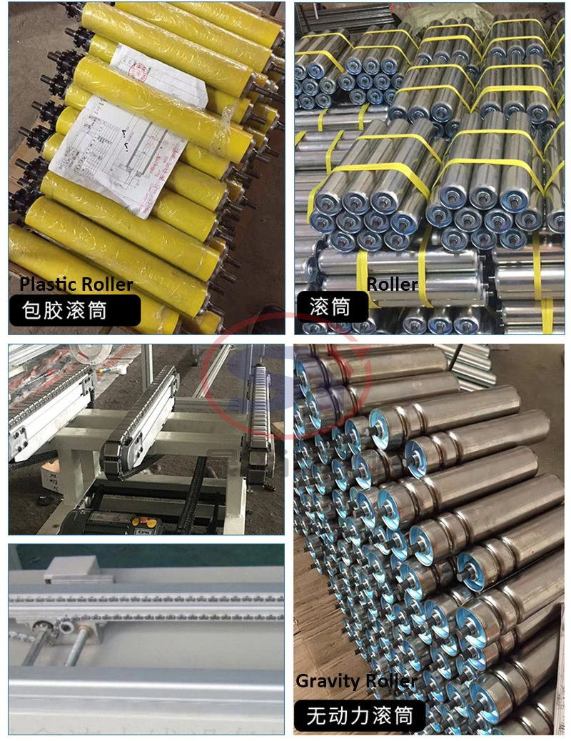 Motorised 90 Degree Aluminum Pipe Roller Conveyor with High Quality Good Price