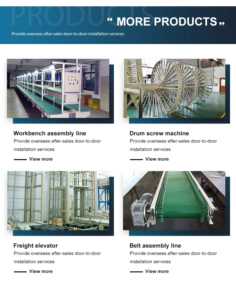 Customized Automatic Production Line Automation Lifting Conveyor Equipment