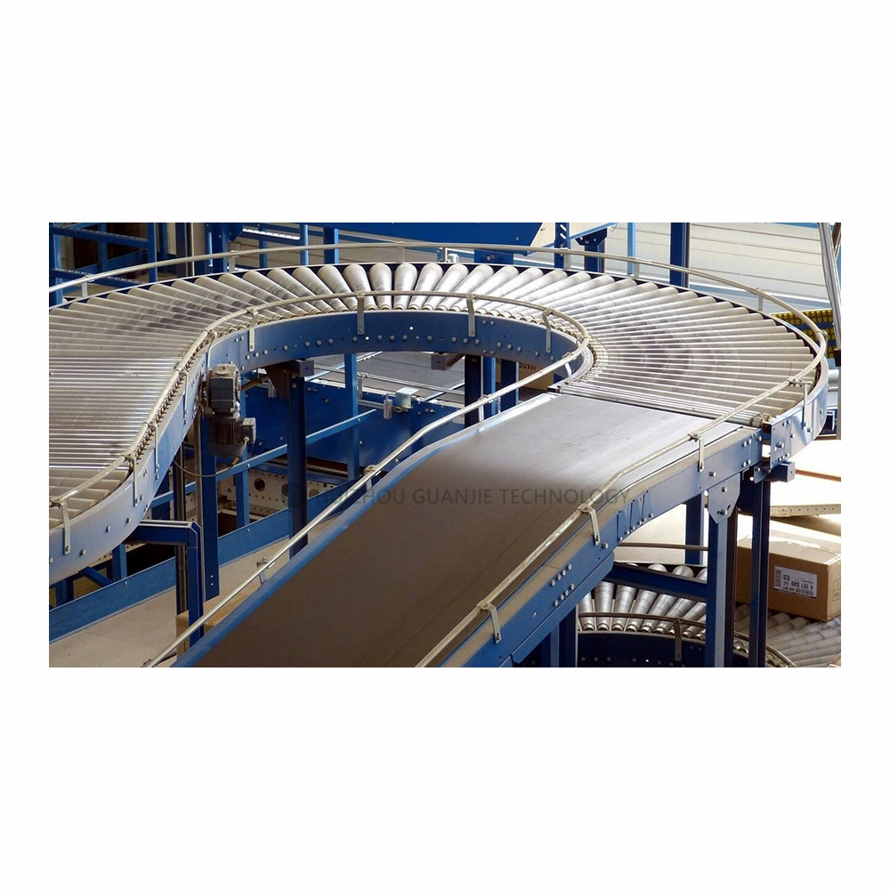 Belt Line Assembly Line Green PVC Conveyor with Power