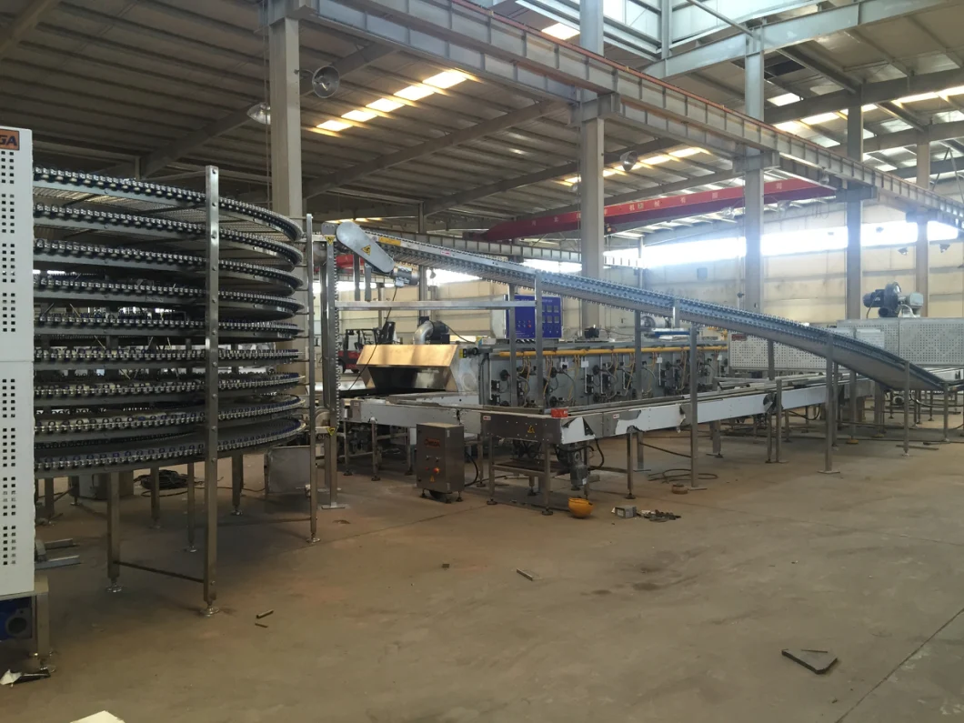 Stainless Steel Bread Spiral Conveyor Cooling Tower for Automatic Bun Loaf Baking Production Line