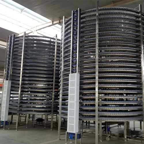 Stainless Steel Bread Spiral Conveyor Cooling Tower for Automatic Bun Loaf Baking Production Line