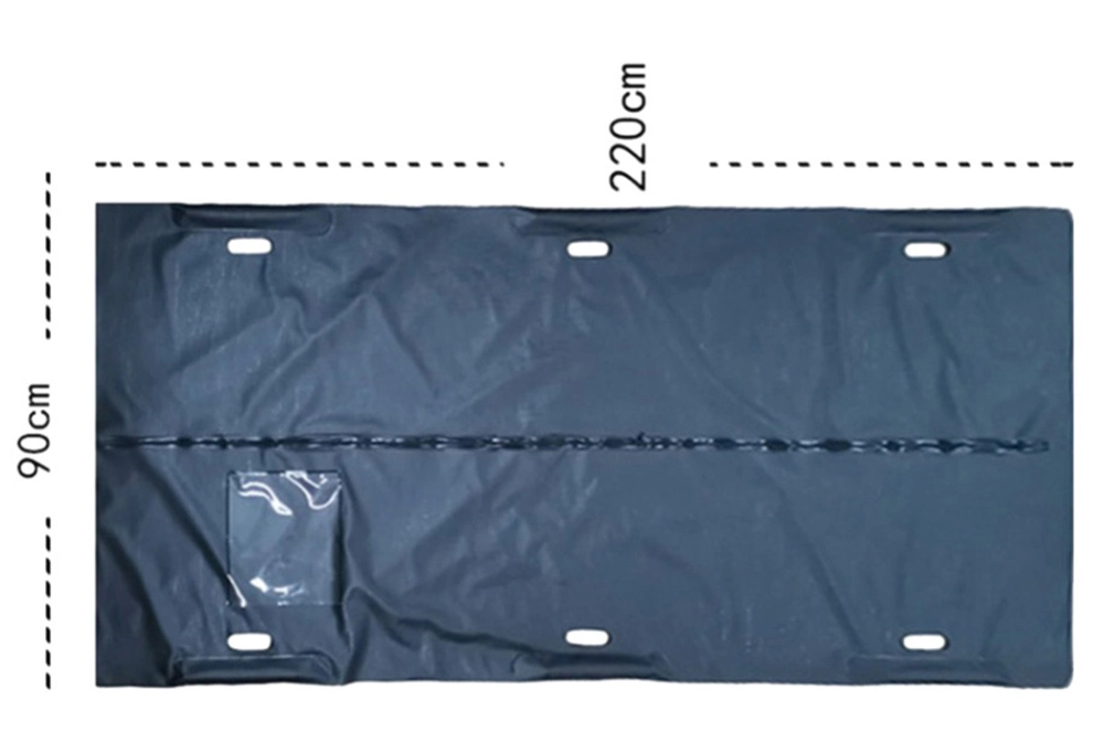 Disposable Corpse Bag Body Storage Bag with Side Handles Leak Proof Cadaver Bag