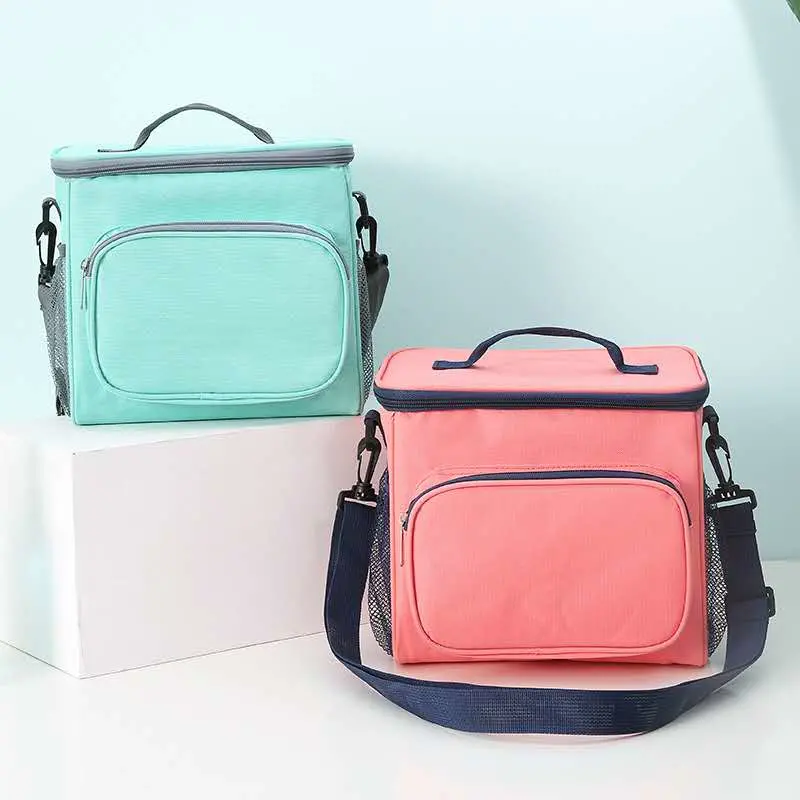 Fashion Insulated Lunch Bag Soft Cooler Tote Meal Box Bags for Students Kids Workers