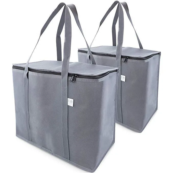 Insulated Reusable Grocery Shopping Bags Foldable Cooler Bag