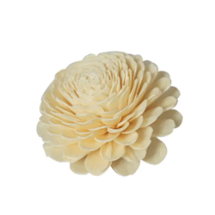 8cm Natural Color Handmade Sola Wood Flowers