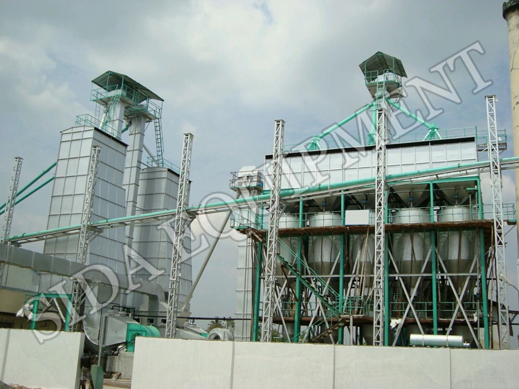 Modern Paddy Parboiling and Drying Rice Milling Plant Line Price